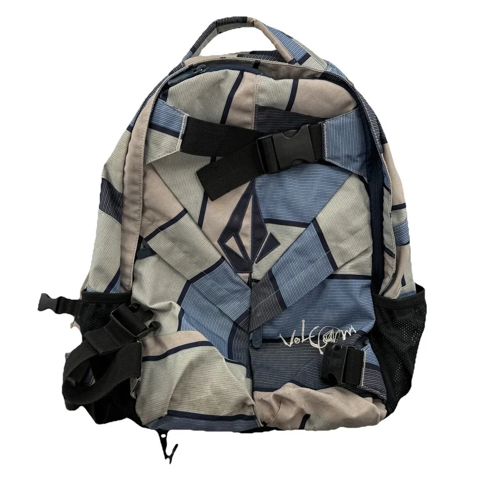 🔥✅ Volcom Backpack Blue Grey USED